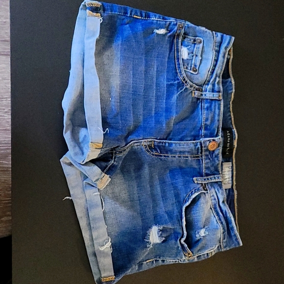 Blue Jean Shorts - Picture 1 of 2
